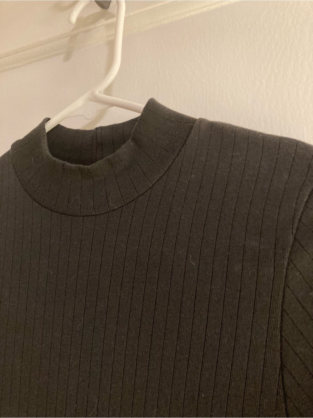 American Apparel Black Turtleneck mini dress - Picture 2 of 3